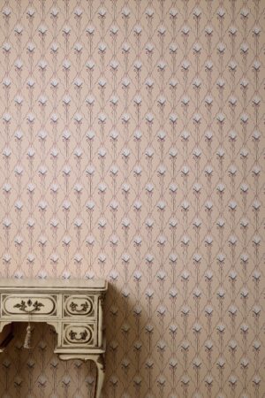 AHD X Rachel Bakewell – White Rose Wallpaper All Products Anna Hayman Designs